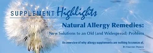 Natural allergy remedies 1