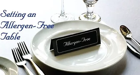 Setting an allergen free table2 1