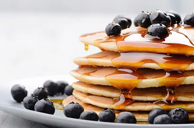 Blueberry pancakes