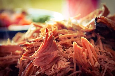 Smoked pulled pork