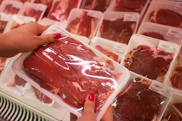 Warning labels on meat