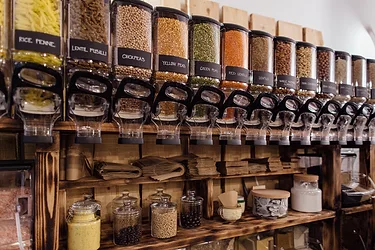 Plastic free packaging buying in bulk