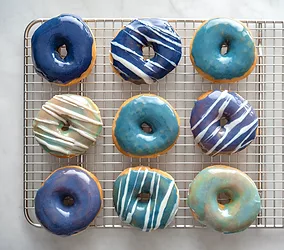 Doughnuts with icing