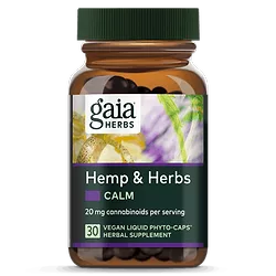 Gaia herbs hemp and herbs calm 20mg lab04030 101 1119 pdp hr