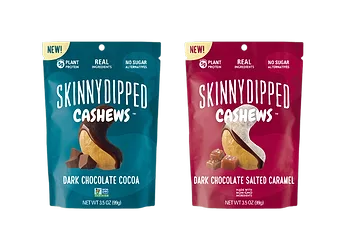 Skinny dipped cashews