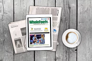 Wholefoods newsletter stock image