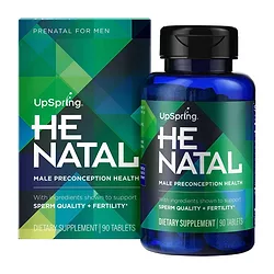 Henatal carton and bottle