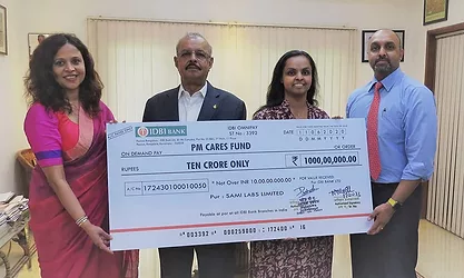 Pm cares cheque