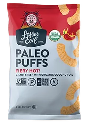 Fiery hot paleo puffs