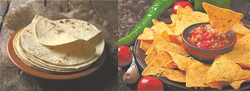 Akfp cassava flour tortilla chip dual image 5.5x2