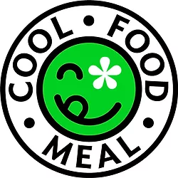 Cool food meals menu badge