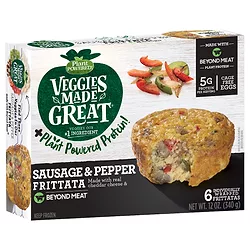 Sausage pepper frittata