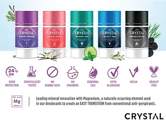 Crystal deodorant