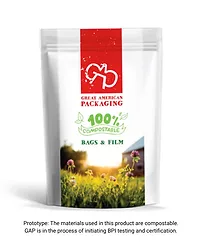 Great american packaging compostable pouch image