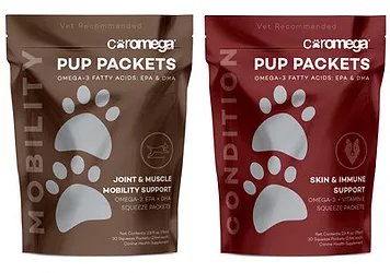 Coromega pup packets