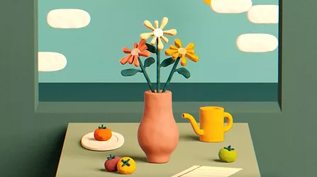 Self love claymation image