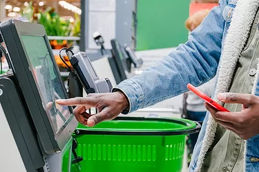 Grocery store check out