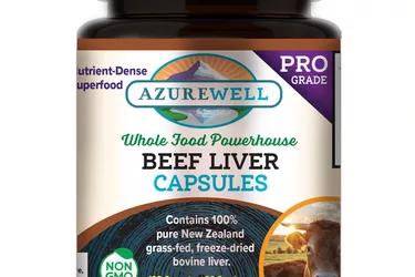 Azurestandard azurewell beef liver capsules