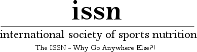 International Society of Sports Nutrition