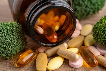 Assorted nutritional supplement pills